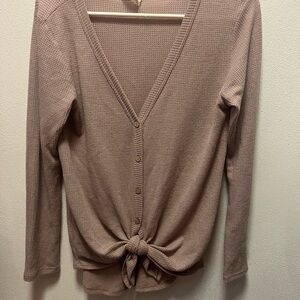 Hyped Unicorn Waffle knit top